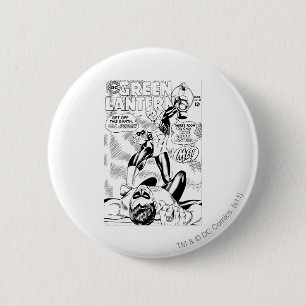 Green Lantern - Get Off this Earch Hal Jordan, Bla 2 Inch Round Button