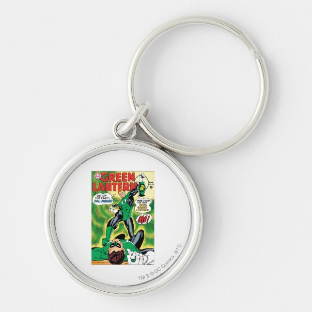 Green Lantern - Get Off this Earch Hal Jordan Keychain (Front)