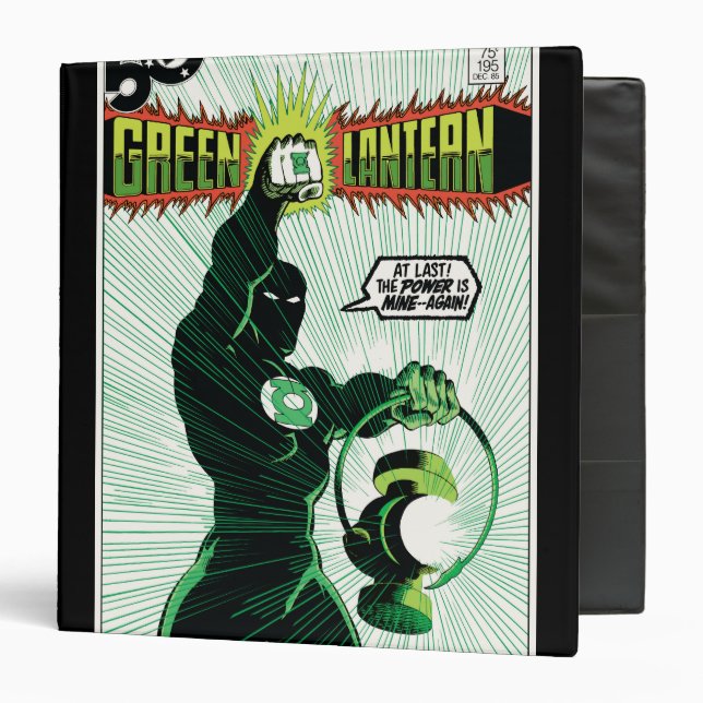 Green Lantern - Glowing Lantern Binder (Front/Inside)
