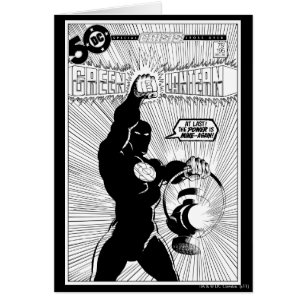 Green Lantern - Glowing Lantern, Black and White
