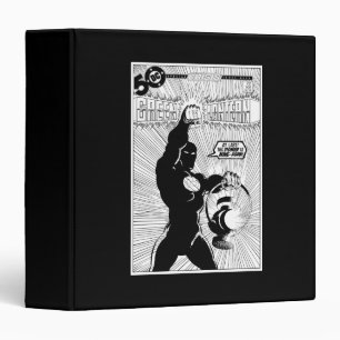 Green Lantern - Glowing Lantern, Black and White Binder