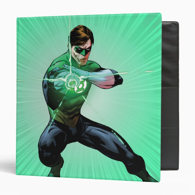 Green Lantern & Glowing Ring Binder (Front/Inside)