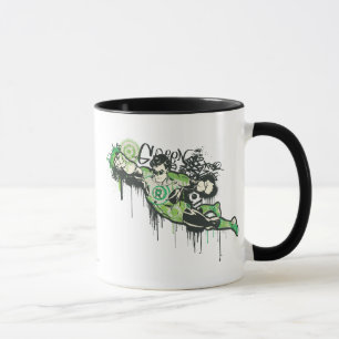 Green Lantern Graffiti Character Mug