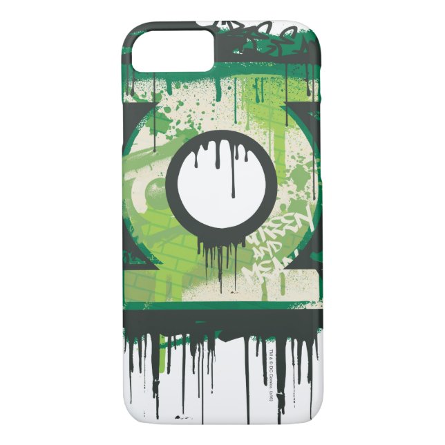 Green Lantern Graffiti Symbol Case-Mate iPhone Case (Back)