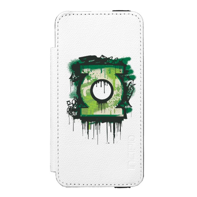 Green Lantern Graffiti Symbol Incipio iPhone Wallet Case (Folio Front)