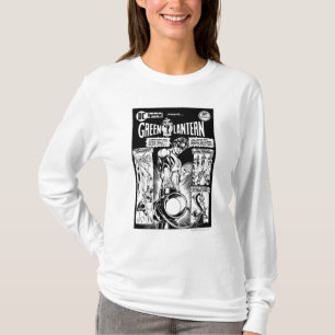 Green Lantern  - Green Shaded Comic, Black and Whi T-Shirt