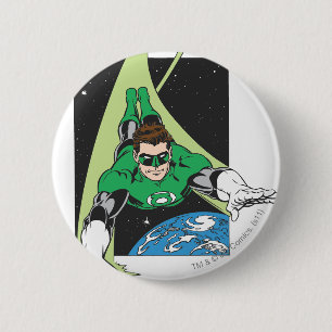 Green Lantern in Space 2 Inch Round Button