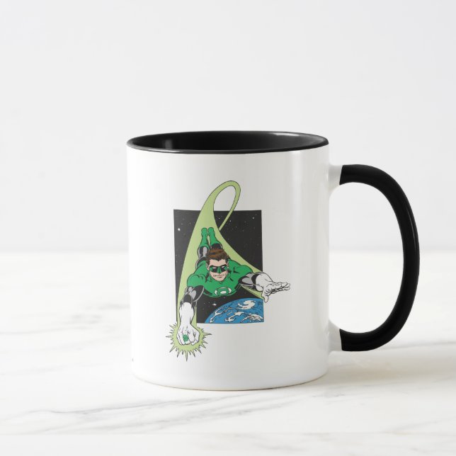 Green Lantern in Space Mug (Right)