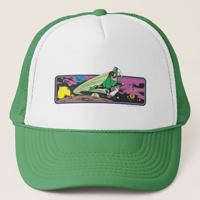 Green Lantern in Space Trucker Hat (Front)