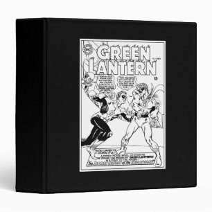 Green Lantern in the ring, Black and White Binder