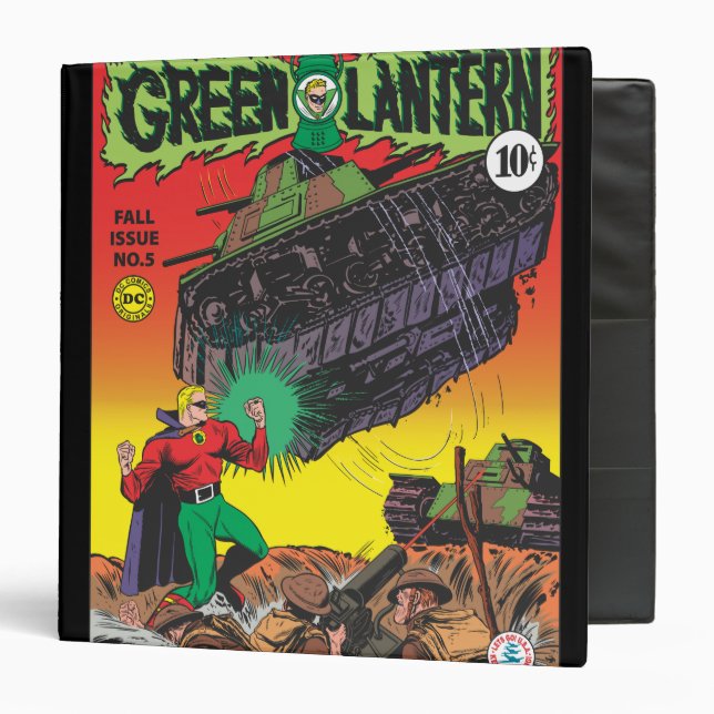 Green Lantern in the trenches Binder (Front/Inside)