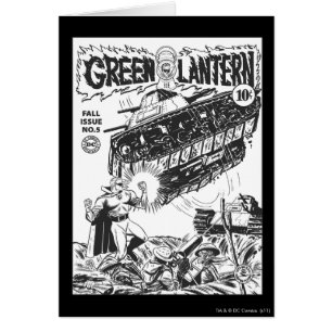 Green Lantern in the trenches, Black and White