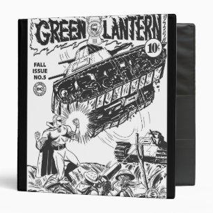Green Lantern in the trenches, Black and White Binder