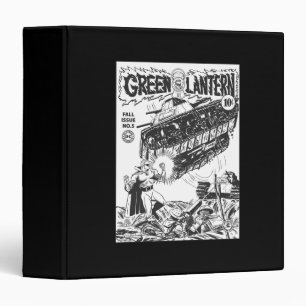 Green Lantern in the trenches, Black and White Binder