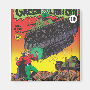 Green Lantern in the trenches Magnet