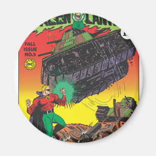 Green Lantern in the trenches Magnet