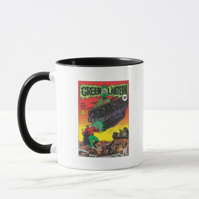 Green Lantern in the trenches Mug (Left)