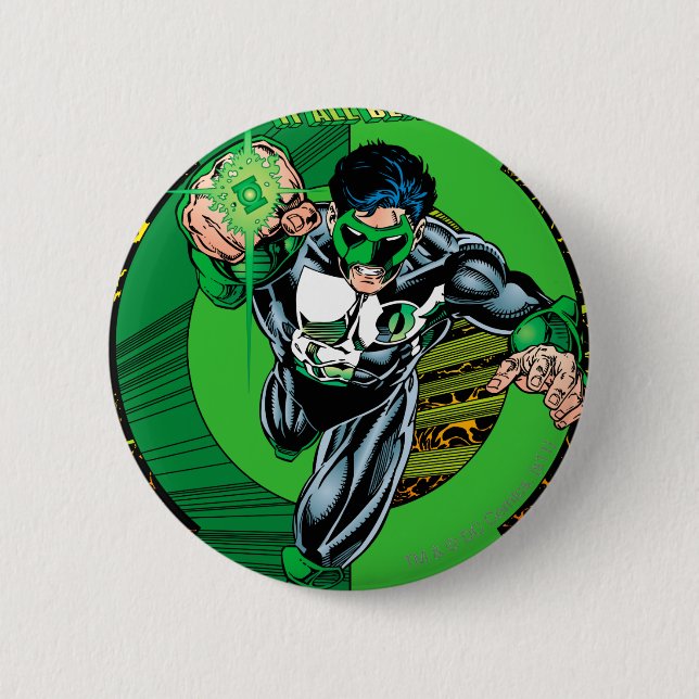 Green Lantern - It all begins here 2 Inch Round Button (Front)