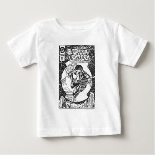 Green Lantern - It all begins here, Black and Whit Baby T-Shirt