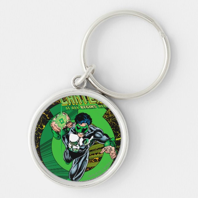 Green Lantern - It all begins here Keychain (Front)