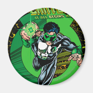 Green Lantern - It all begins here Magnet