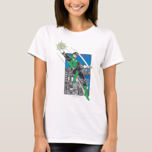 Green Lantern Lands in City T-Shirt