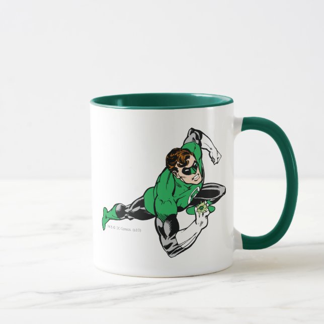 Green Lantern Leap Right Mug (Right)