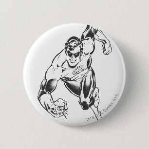 Green Lantern Leaps Forward 2 Inch Round Button