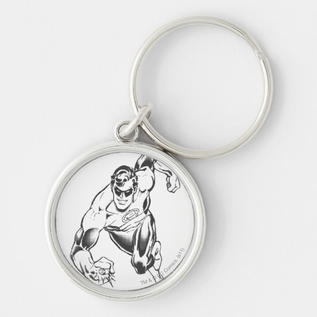 Green Lantern Leaps Forward Keychain (Front)