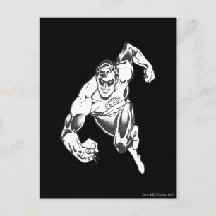 Green Lantern Leaps Forward Postcard