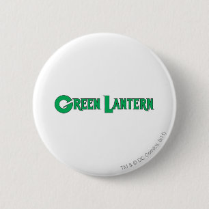 Green Lantern Letters 2 2 Inch Round Button