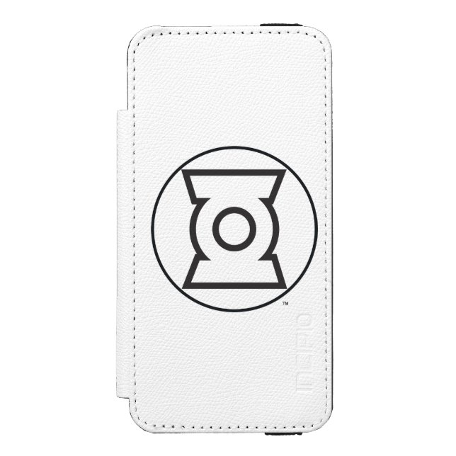 Green Lantern Logo 12 Incipio iPhone Wallet Case (Folio Front)