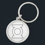Green Lantern Logo 16 Keychain<br><div class="desc">Core Style Guide</div>