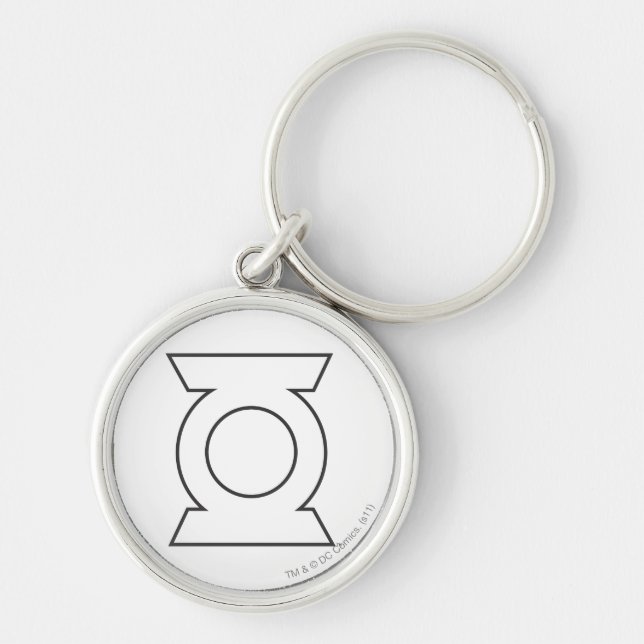 Green Lantern Logo 16 Keychain (Front)