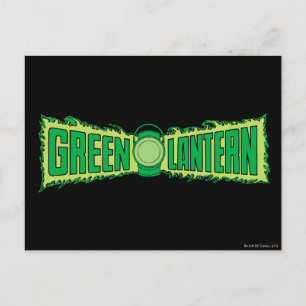 Green Lantern Logo 4 Postcard