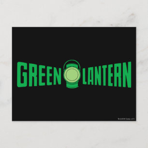 Green Lantern Logo 5 Postcard
