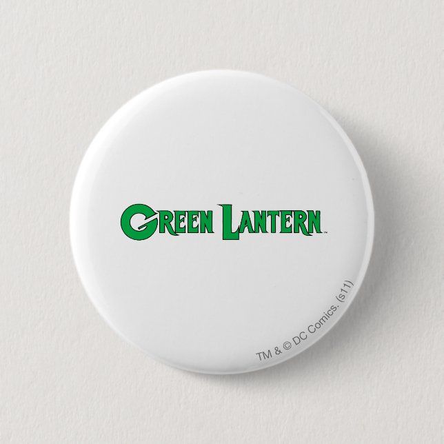 Green Lantern Logo 9 2 Inch Round Button (Front)