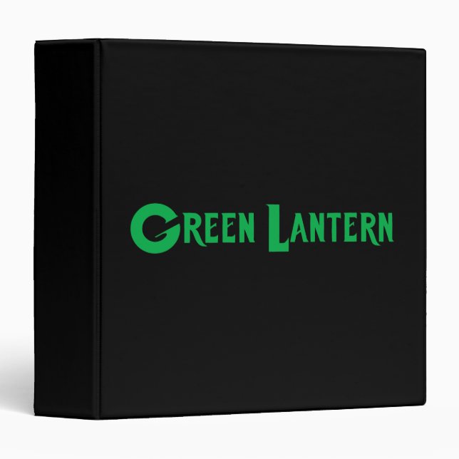 Green Lantern Logo 9 Binder (Front/Spine)