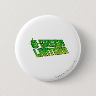 Green Lantern Logo - Slanted 2 Inch Round Button