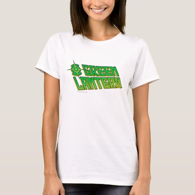 Green Lantern Logo - Slanted T-Shirt (Front)