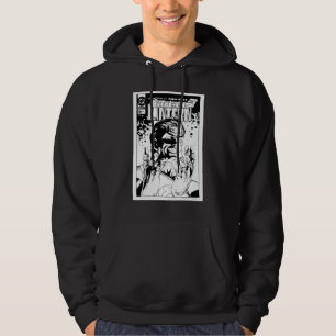 Green Lantern - Many Rings, Black and White Hoodie