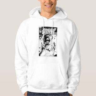 Green Lantern - Many Rings, Black and White Hoodie