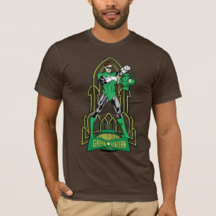 Green Lantern on decorative background T-Shirt