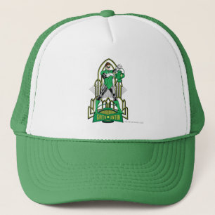 Green Lantern on decorative background Trucker Hat