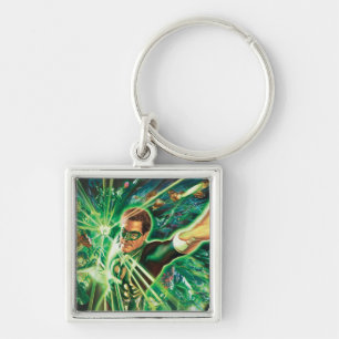 Green Lantern Painting Keychain