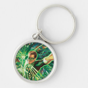Green Lantern Painting Keychain