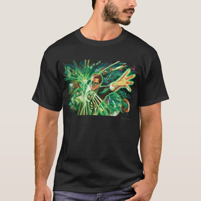Green Lantern Painting T-Shirt (Front)