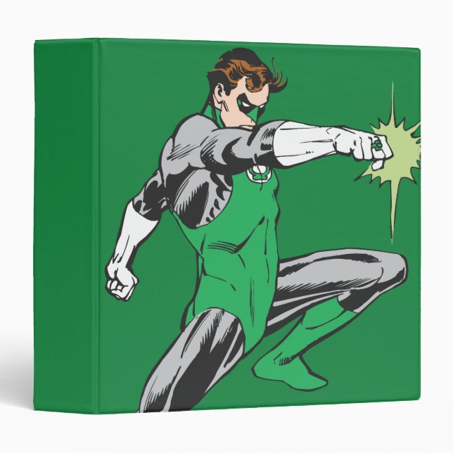 Green Lantern Pointing Ring Binder (Front/Spine)