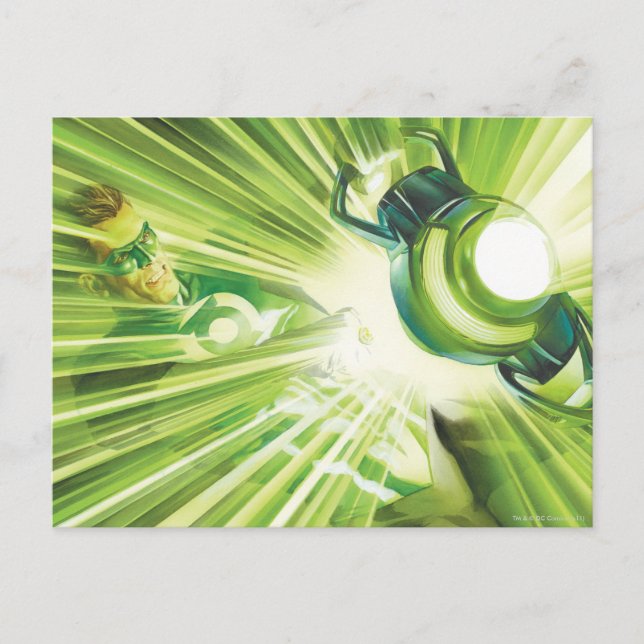 Green Lantern Power Postcard (Front)