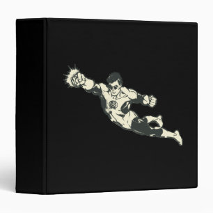Green Lantern Punches Grunge Binder